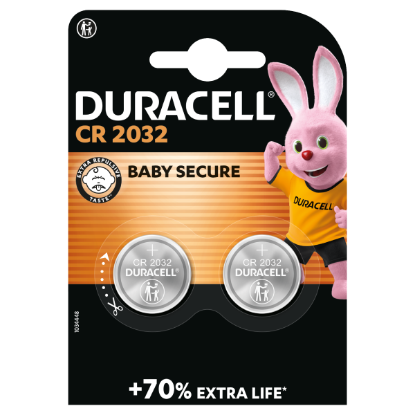 Pile Batterie Alcaline in Blister da 2 Pz.3V Bottone 2032