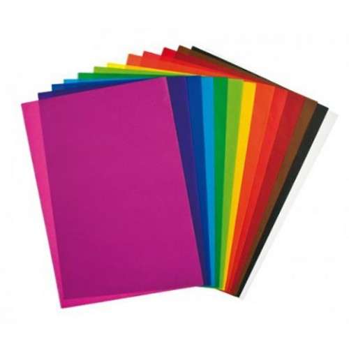 Carta Velina 50x76 21 gr. in cf. da 24 ff. Monocolore