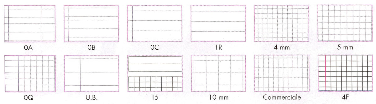 Maxi quaderno A4 Brossurato 48+1 VARIE RIGATURE