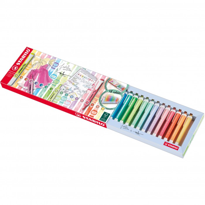 Stabilo Swing Cool/Pastel 18 pz. Deskset