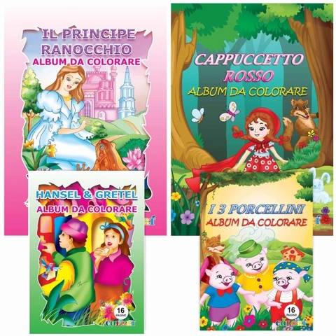 Album Da colorare 16pag. Fiabe