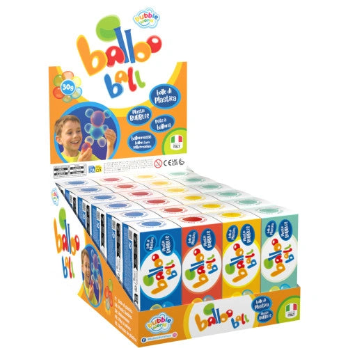 Balloo Ball Bolle di Plastica in Espositore da 24 Tubi