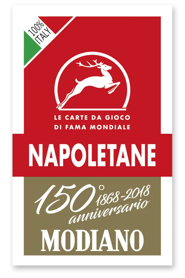 Carte da Gioco Napoletane Modiano Rosse 1 Pz.
