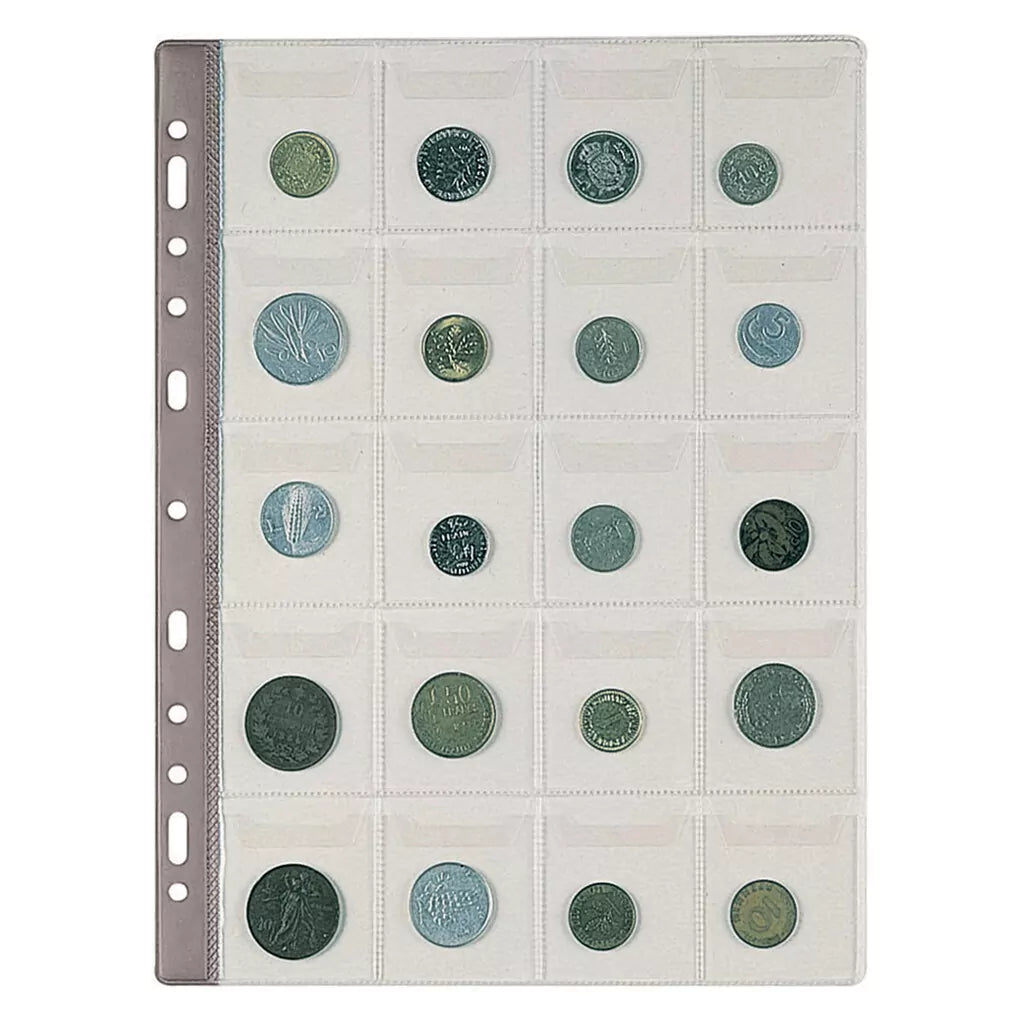 Buste Porta Monete a 20 Tasche Favorit  21,8x30,8 cm Cf. 10 buste