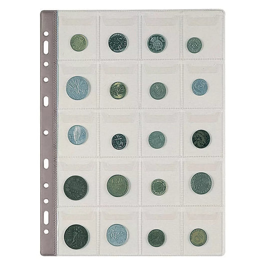Buste Porta Monete a 20 Tasche Favorit  21,8x30,8 cm Cf. 10 buste