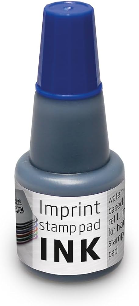 Inchiostro Trodat Imprint Colore Blu Flacone