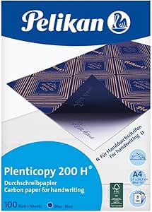 Carta Ricalco a Mano  Pelikan Plenticopy 200 H in cf. da 10 ff.