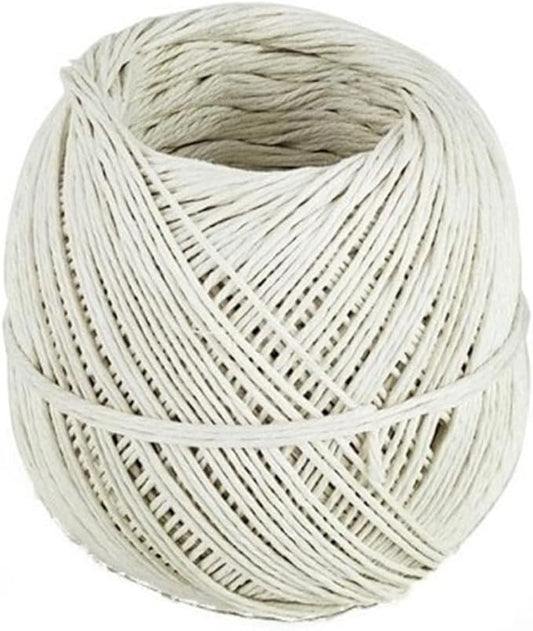 Spago Candido in cotone fine in gomitolo da 100 grammi