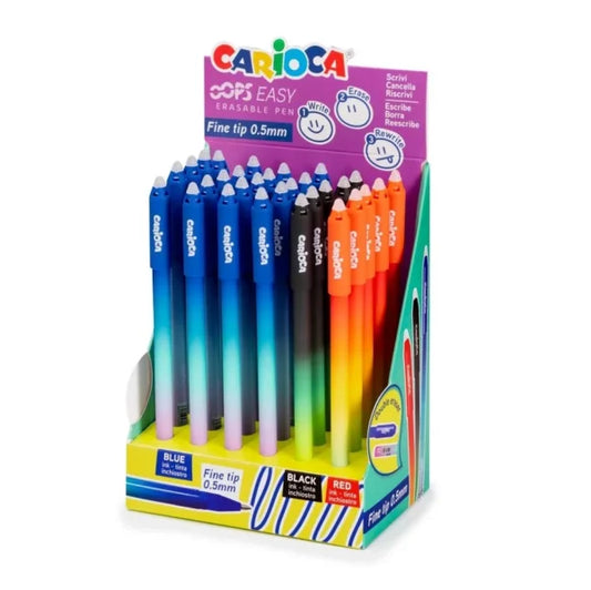 Penna Carioca  OOPS easy in Espositore 30 pezzi ass.ti
