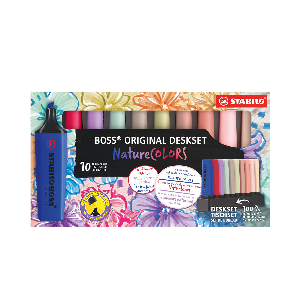 Stabilo Boss Original NatureCOLORS Wildflower Edition 10PZ