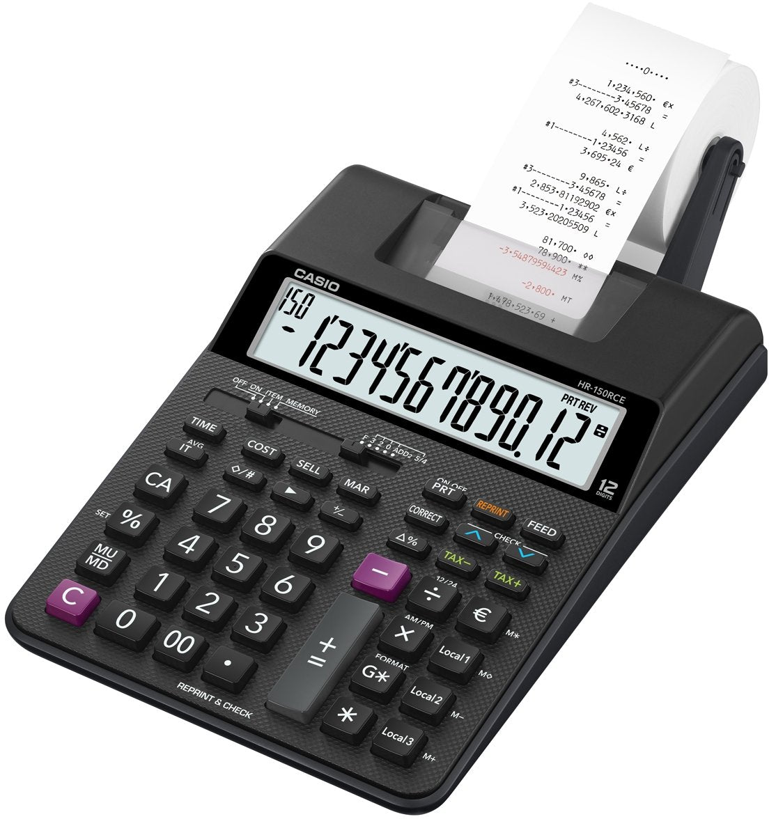 Calcolatrice Casio scrivente HR150RCE