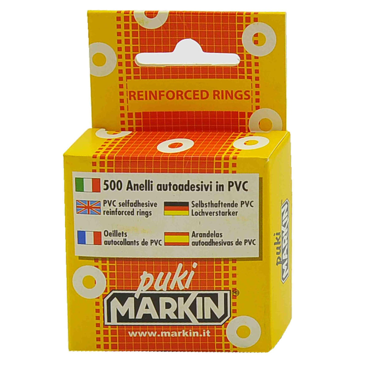Anelli di Rinforzo Trasparenti Salvabuchi sc. da 500 pz.