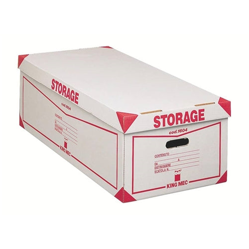 Scatola x Archiviazione Definitiva Storage  con coperchio  38,5x26,4x75,5 cm.