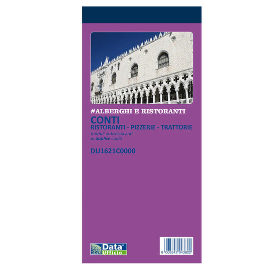 Blocco Conti Ristoranti Alberghi Pizzerie Trattorie