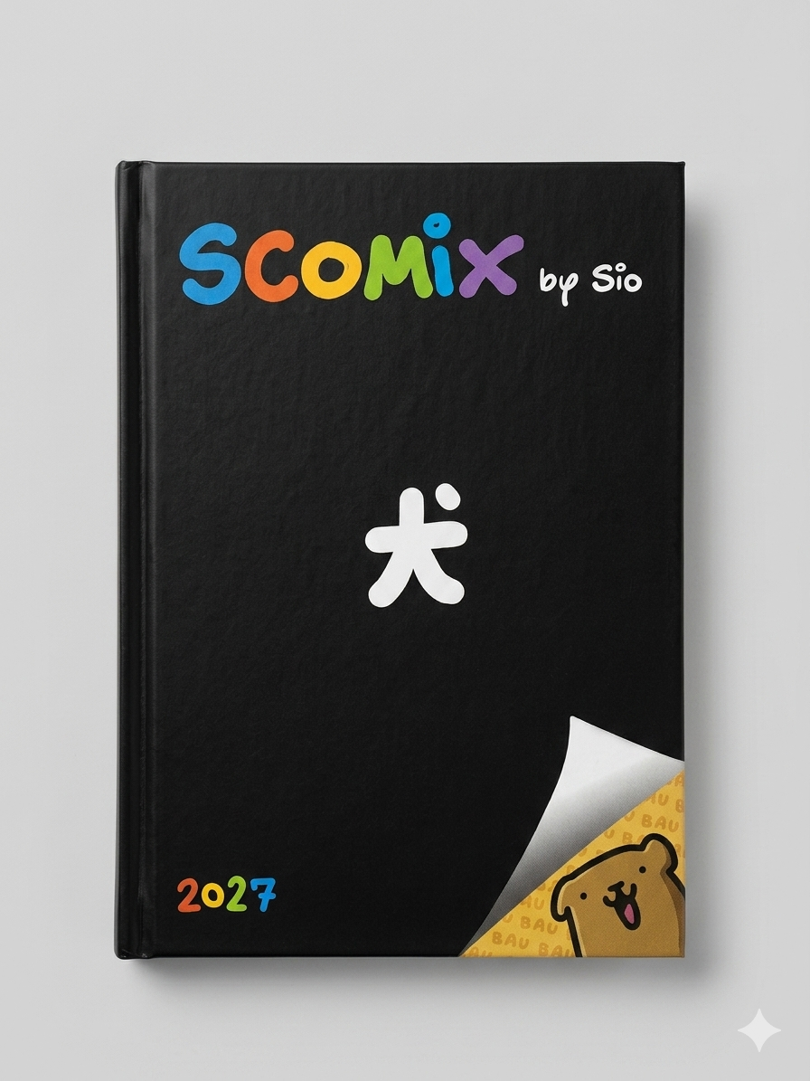 Agenda 16 Mesi Medium Scomix