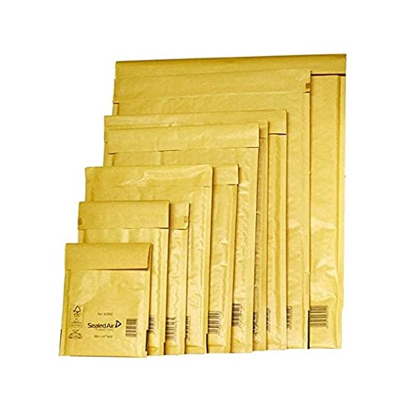 Buste Imbottite Blasetti Gialle VARIE MISURE 10PZ.