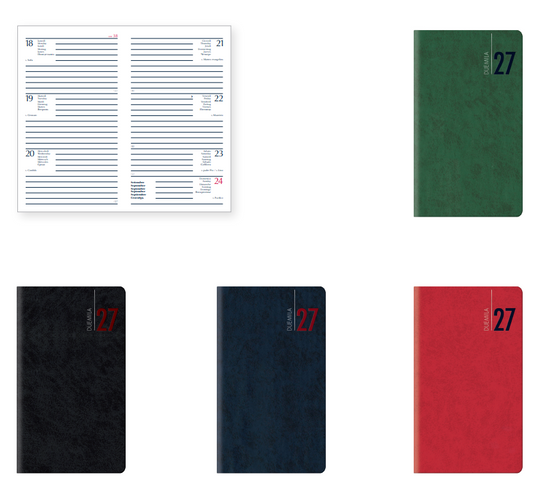 Agenda Settimanale Tascabile Vertice 8x14 2027