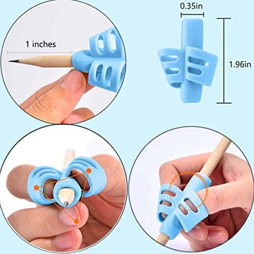 Impugnatura Ergonomica Grip Colore Azzurro Cf. da 2 Pezzi