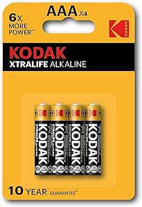 Pile Batterie Zinco Carbone in Blister da 4 pezzi Ministilo