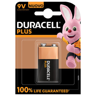 Pile Batterie Alcaline in Blister da 1 Pz. 9 Volt Plus