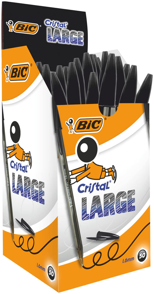 Penne Bic Cristal Large 1,6 cf. 50 pz.
