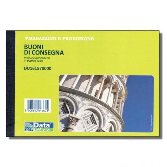 Blocco Buoni Consegna 50/50 Autocopiante 11,5x16,5