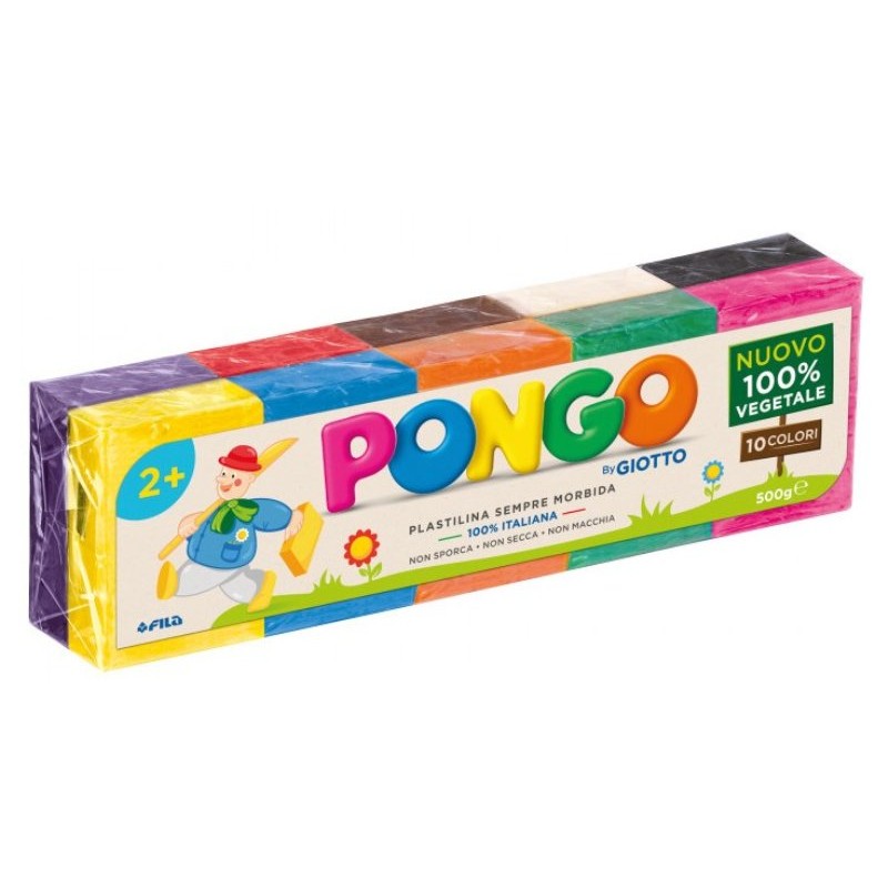 Plastilina Pongo 10 Colori Base