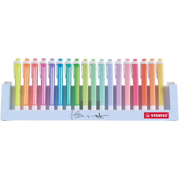 Stabilo Swing Cool/Pastel 18 pz. Deskset