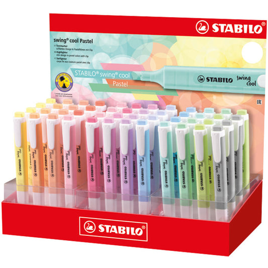 Stabilo Evidenziatori Swing Cool l da 48 pz. Colori Assortiti Pastel