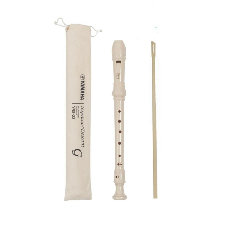 Flauto Dolce Soprano Yamaha YRS-23 con custodia di stoffa con Scovolino in omaggio