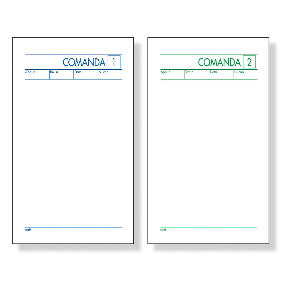 Blocco Comande 2C.AUT. 10x17 25/25 BM 511/2