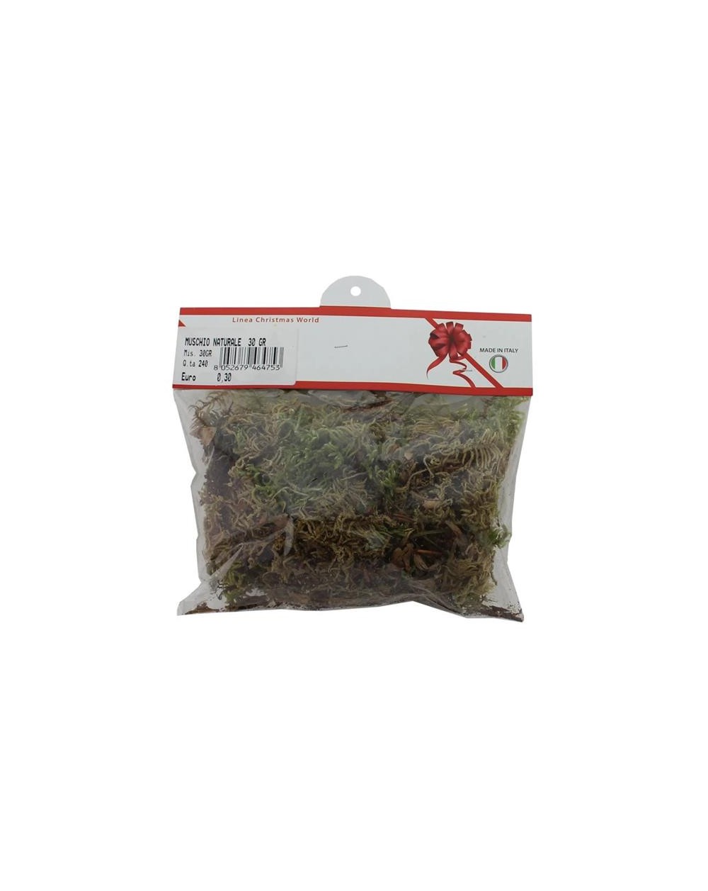 Bustine di Muschio Naturale 30 grammi