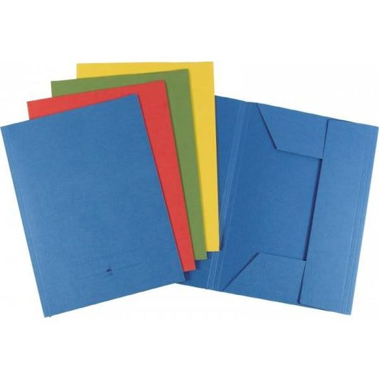 Cartella Manilla Tre Lembi Zaffiro 50PZ. col. Assortiti Articolo 638