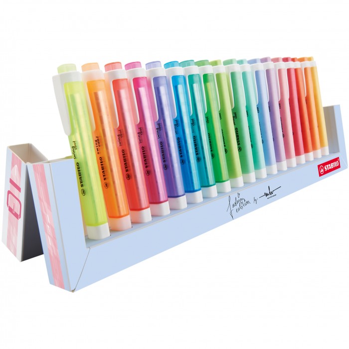 Stabilo Swing Cool/Pastel 18 pz. Deskset