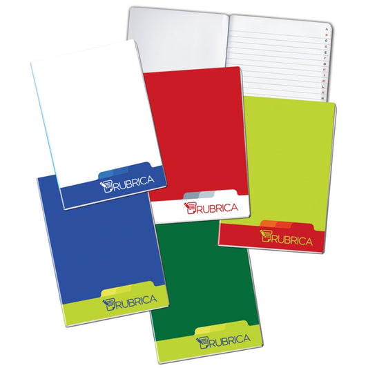Rubrica Formato Quaderno 20FF. 15x21