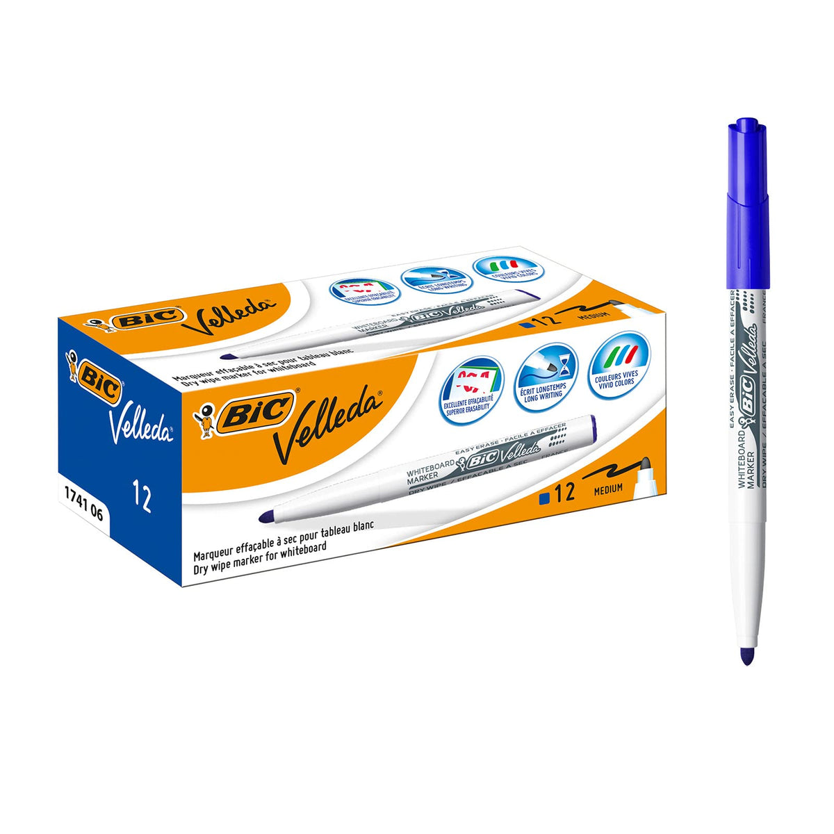 Pennarello Bic Per Lavagna Velleda